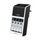 Akku-Ladegerät Comfort Plus + 4× AA 2100mAh