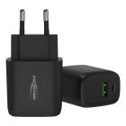 Home Charger HC218PD schwarz / 3 A / 20 W / 2 Port