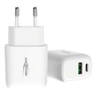 Home Charger HC218PD weiß / 3 A / 20 W / 2 Port