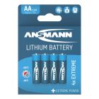 Lithium Batterie Mignon AA / FR6 4er Blister
