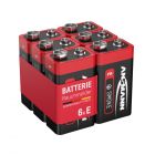 Alkaline Batterie Block E / 6LR61 6er Schrumpffolie
