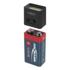  COB LED-Leuchte mit 9V Batterie batteriebetrieben