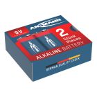 Alkaline Batterie Block E / 6LR61 2er Karton