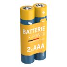 X-Power Alkaline Batterie Micro AAA / LR03 2er Schrumpffolie
