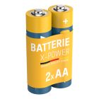 X-Power Alkaline Batterie Mignon AA / LR6 2er Schrumpffolie