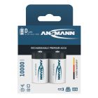 NiMH Akku Mono D Typ 10000 (min. 9300 mAh) 2er Blister