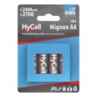 NiMH Akku Mignon AA Typ 2700 (min. 2400 mAh) 4er Blister