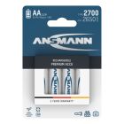 NiMH Akku Mignon AA Typ 2700 (min. 2650 mAh) 4er Blister