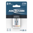 NiMH Akku Mignon AA Typ 2700 (min. 2650 mAh) 2er Blister
