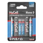 NiMH Akku Mono D Typ 3000 (min. 2500 mAh) 2er Blister