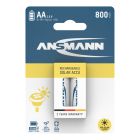 Solar NiMH Akku Mignon AA 800 mAh maxE 2er Blister