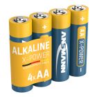 X-Power Alkaline Batterie Mignon AA / LR6 4er Schrumpffolie