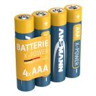 X-Power Alkaline Batterie Micro AAA / LR03 4er Schrumpffolie