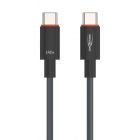 USB-C Kabel mit Display, 60 cm anthrazit