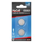 Lithium Knopfzellen CR2025 2er Blister