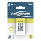 Solar NiMH Akku Mignon AA 800 mAh maxE 2er Blister