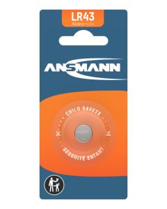 Alkaline Knopfzelle LR43 / LR1142 / AG12 1er Blister