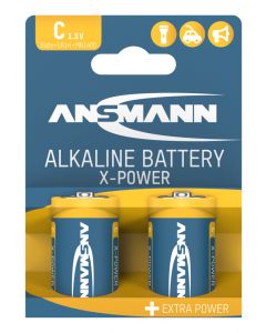 X-Power Alkaline Batterie Baby C / LR14 2er Papierblister