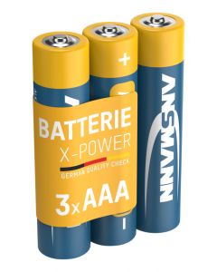 X-Power Alkaline Batterie Micro AAA / LR03 3er Schrumpffolie