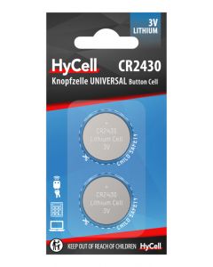 Lithium Knopfzellen CR2430 2er Blister