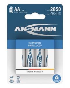 Digital NiMH Akku Mignon AA Typ 2850 (min. 2650 mAh) 4er Blister