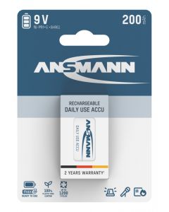  NiMH Akku 9V E-Block 200 mAh maxE 1er Blister