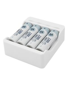 Akku-Ladegerät Basic IV + 4× AA 1300mAh