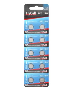 Alkaline Knopfzellen LR44 / LR1154 / AG13 10er Blister