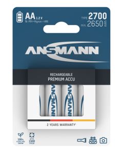  NiMH Akku Mignon AA Typ 2700 (min. 2650 mAh) 4er Blister