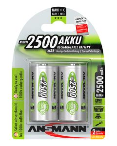  NiMH Akku Baby C 2500 mAh maxE 2er Blister