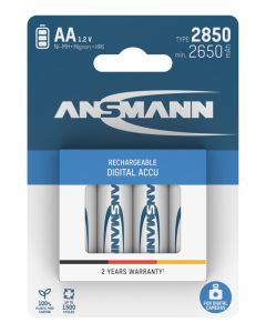 Digital NiMH Akku Mignon AA Typ 2850 (min. 2650 mAh) 4er Blister