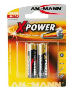 X-Power Alkaline Batterie Mignon AA / LR6 2er Blister